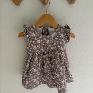 Jamie Kay Purple Floral Baby Dress